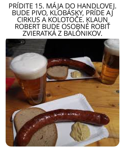 Pozvanka na put v Handlovej